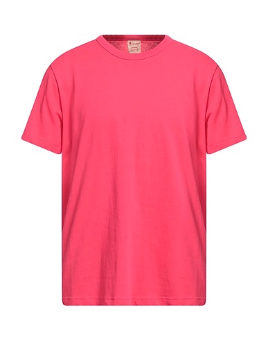 CHAMPION REVERSE WEAVE Basic T-Shirt Fuchsia 100% Cotton