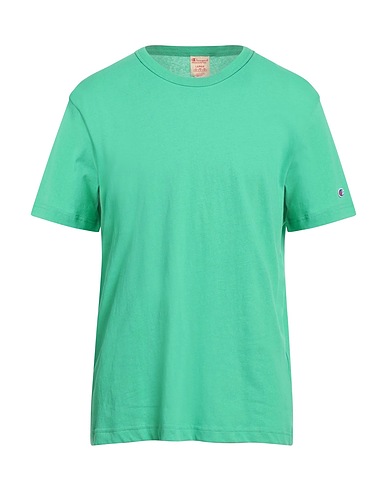 CHAMPION REVERSE WEAVE Basic T-Shirt Green 100% Cotton