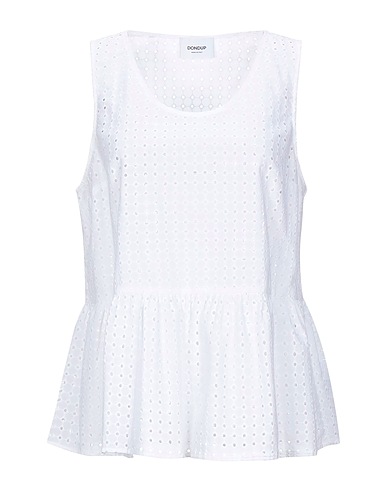 DONDUP Top White 100% Cotton