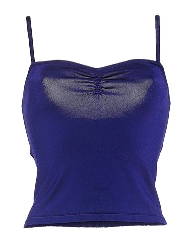 FORTE_FORTE Top Dark purple 90% Viscose, 9% Polyamide, 1% Elastane