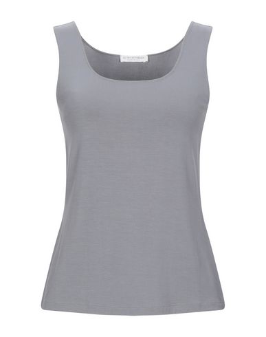 Le Tricot Perugia Tank Tops In Grey