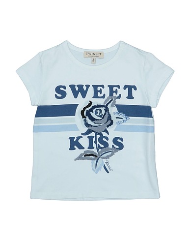 TWINSET T-shirt White 95% Cotton, 5% Elastane, Polyester