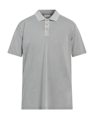CASHMERE COMPANY Polo shirt Grey 100% Cotton
