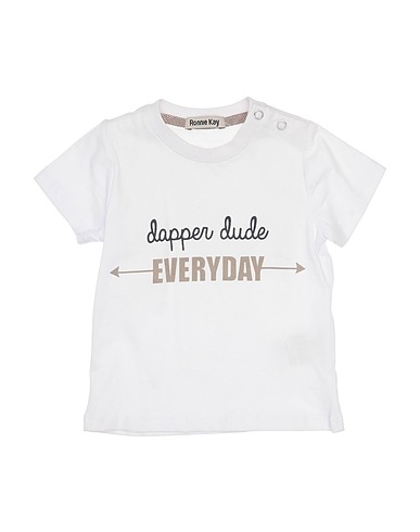 RONNIE KAY T-shirt Bianco 100% Cotone