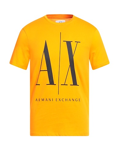 ARMANI EXCHANGE T-shirt Arancione 100% Cotone