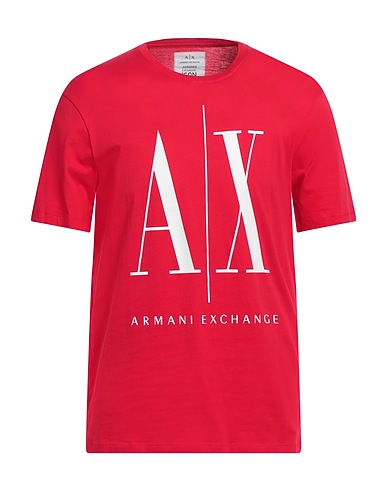 ARMANI EXCHANGE T-shirt Mattone 100% Cotone