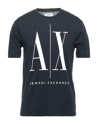 ARMANI EXCHANGE TOPWEAR Midnight blue 100% Cotton