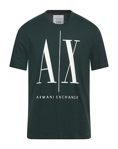 ARMANI EXCHANGE T-shirt Green 100% Cotton