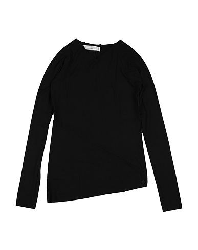 NOSTRASANTISSIMA T-shirt Black 93% Viscose, 7% Elastane