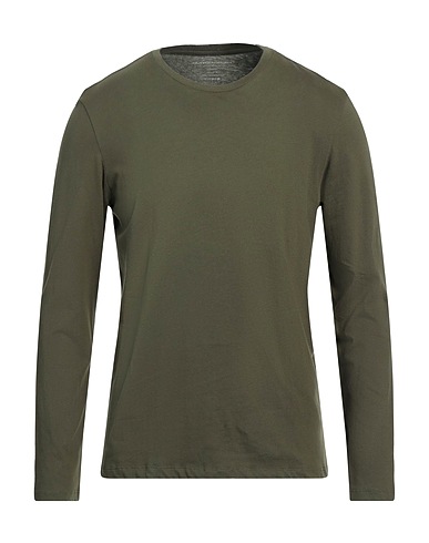 MAJESTIC FILATURES Basic T-shirt Military green 100% Cotton