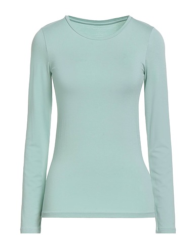 MAJESTIC FILATURES Basic T-shirt Light green 94% Viscose, 6% Elastane