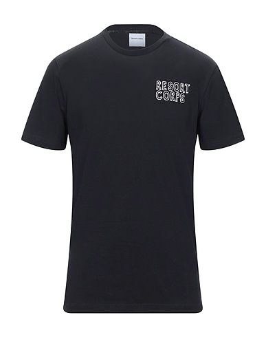 RESORT CORPS T-shirt Nero 100% Cotone