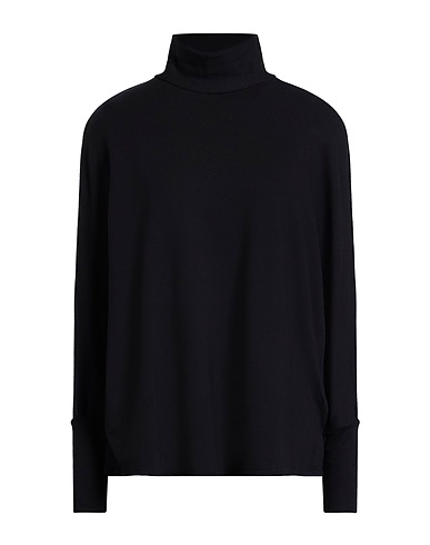 MAJESTIC FILATURES T-shirt Black 96% Viscose, 4% Elastane