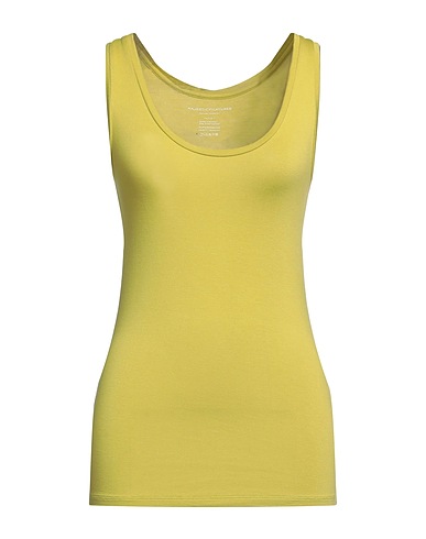 MAJESTIC FILATURES Canotta Verde lime 94% Viscosa, 6% Elastan