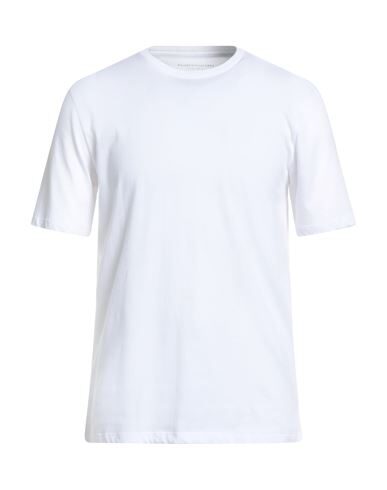 Shop Majestic Filatures Man T-shirt White Size Xxl Cotton