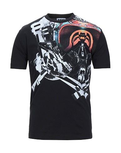 LHU URBAN T-shirt Nero 100% Cotone