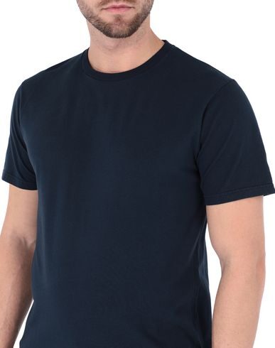 Shop Colorful Standard Man T-shirt Midnight Blue Size Xxl Organic Cotton