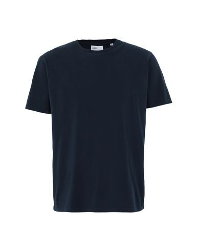 Shop Colorful Standard Man T-shirt Midnight Blue Size Xxl Organic Cotton