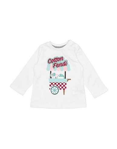 FENDI T-shirt White 100% Cotton