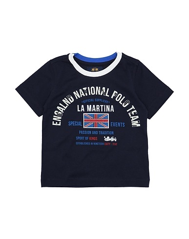 LA MARTINA T-shirt Blu notte 100% Cotone