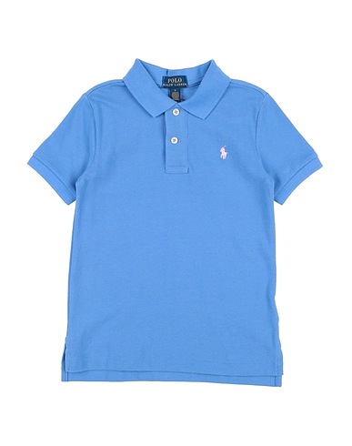 POLO RALPH LAUREN Polo shirt Light blue 100% Cotton