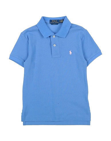 POLO RALPH LAUREN Polo shirt Light blue 100% Cotton