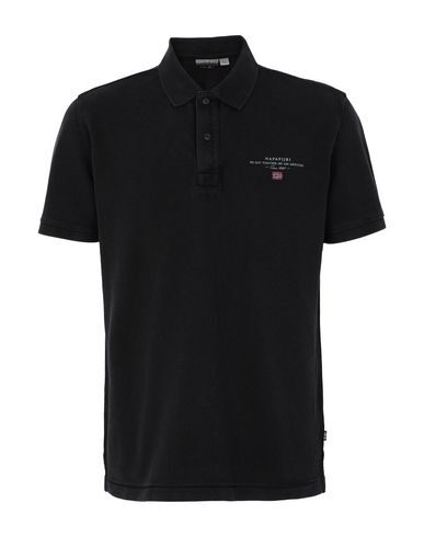 Napapijri Polo Shirts In Black