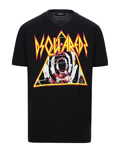 DSQUARED2 T-shirt Black 100% Cotton