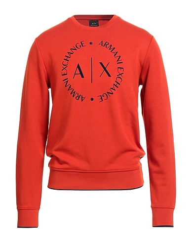 ARMANI EXCHANGE Sweatshirt Rust 68% Polyester, 29% Viscose, 3% Elastane