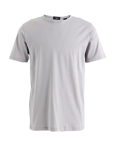 THEORY T-shirt Grigio chiaro 100% Cotone