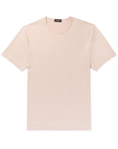 Theory T-shirts In Pale Pink