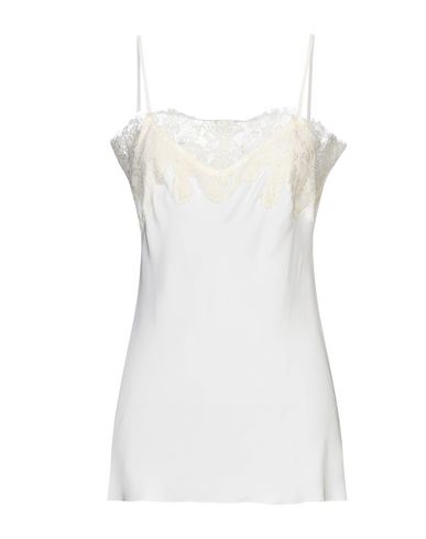 Gold Hawk Silk Top In Ivory