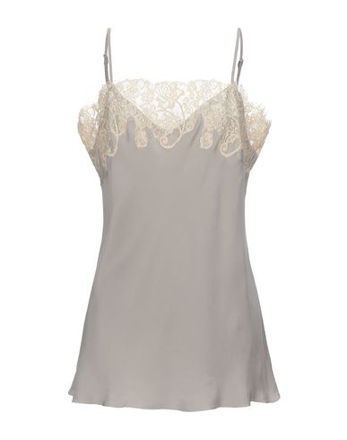 Gold Hawk Silk Top In Dove Grey