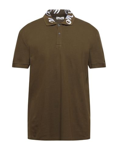 Alexander Mcqueen Polo Shirts In Military Green