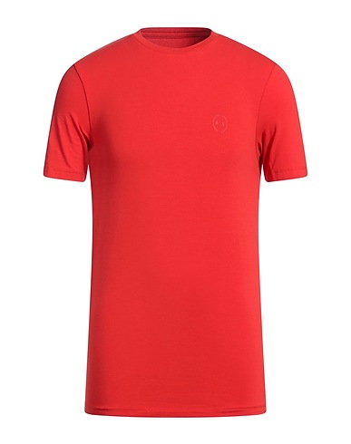ARMANI EXCHANGE T-shirt Red 95% Cotton, 5% Elastane