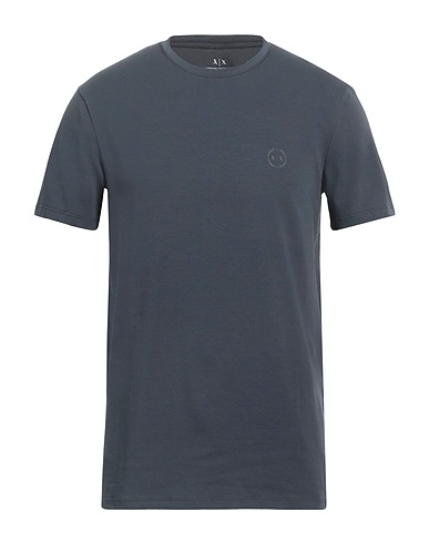 ARMANI EXCHANGE T-shirt Navy 95% Cotton, 5% Elastane