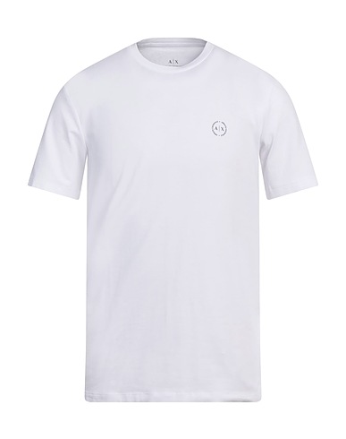 ARMANI EXCHANGE T-shirt White 95% Cotton, 5% Elastane