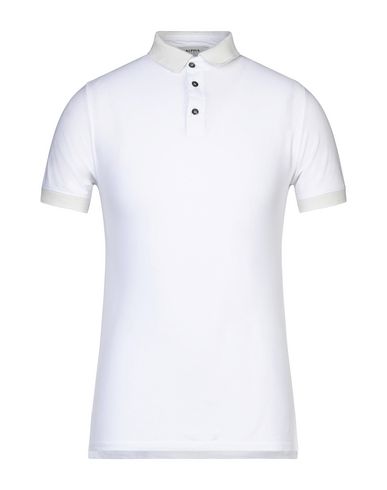 Alpha Studio Polo Shirts In White