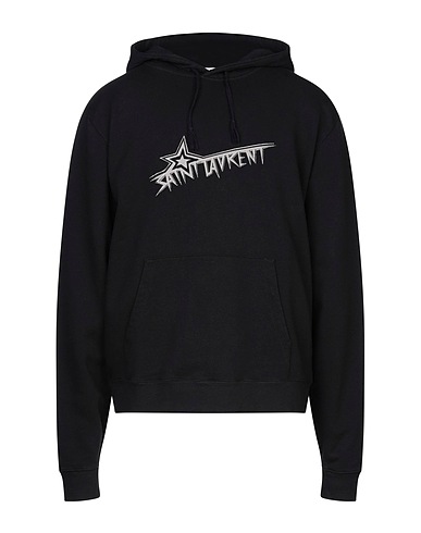 SAINT LAURENT Felpa Nero 100% Cotone
