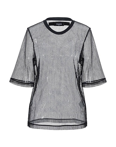 DSQUARED2 T-shirt Black 96% Cotton, 4% Polyamide