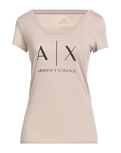 ARMANI EXCHANGE T-shirt Nocciola 100% Cotone Pima