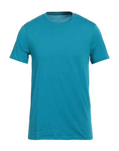 ARMANI EXCHANGE Basic T-Shirt Pastel blue 100% Pima Cotton