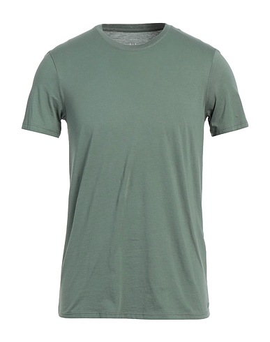 ARMANI EXCHANGE Basic T-Shirt Sage green 100% Pima Cotton