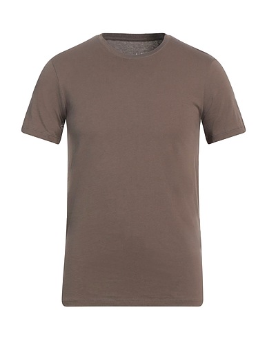 ARMANI EXCHANGE Basic T-Shirt Khaki 100% Pima-Baumwolle