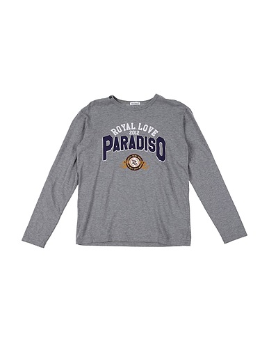 DOLCE&GABBANA T-Shirt Grau 100% Baumwolle