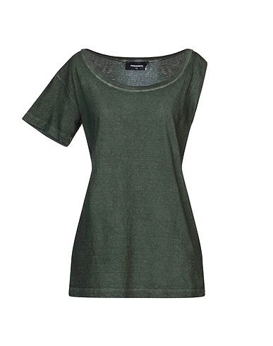 DSQUARED2 T-shirt Military green 100% Cotton
