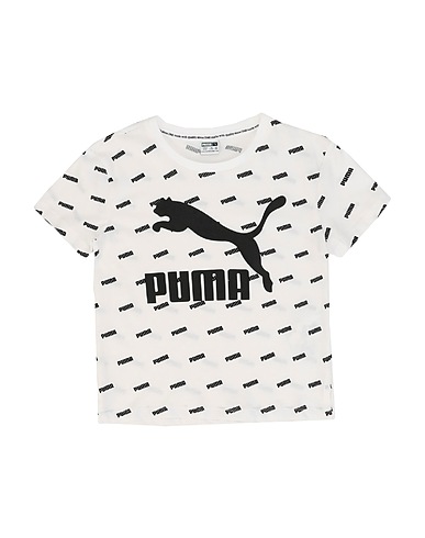 PUMA T-shirt Classics Graphics Tee White 100% Cotton