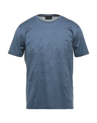 EMPORIO ARMANI T-shirt Slate blue 100% Cotton