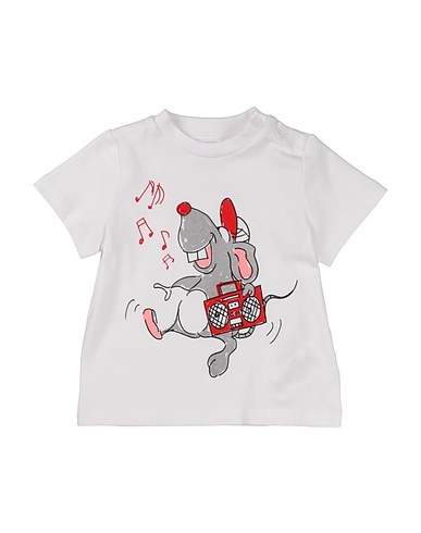 STELLA McCARTNEY KIDS T-shirt White 100% Cotton, Elastane