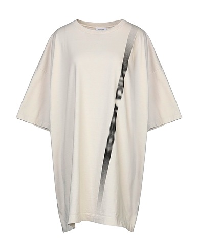 ARTICA-ARBOX Short dress Ivory 100% Cotton, Elastane